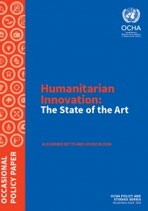 Humanitarian Innovation: The State of the Art Cover Image