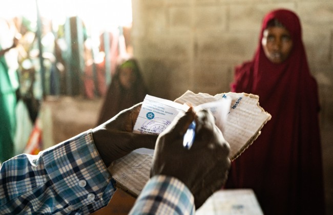 Food distribution in Buramino