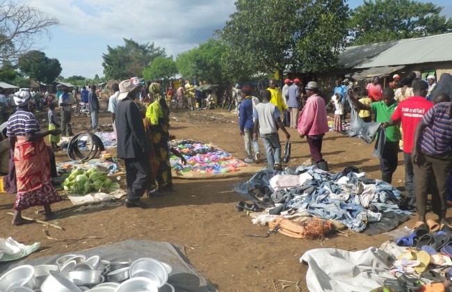 Market stalls